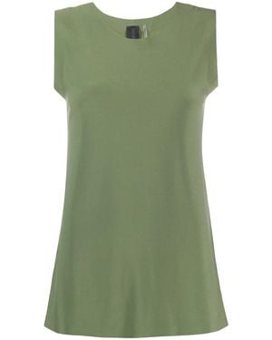 Norma Kamali Round Neck Tank Top - Green
