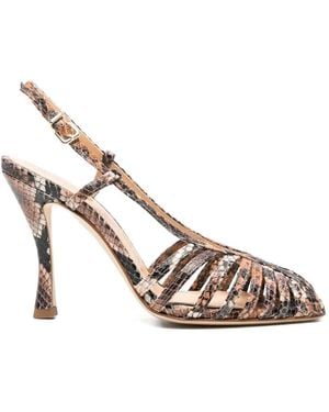 Chantal High-Heel Sandals - White