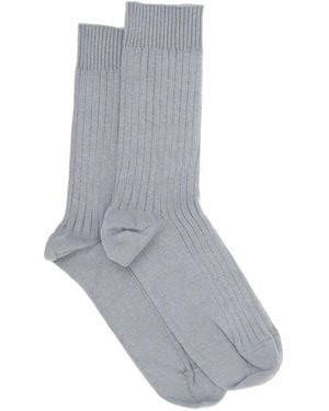 Baserange Ribbed Socks - Grey