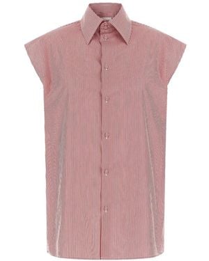 ARMARIUM Malik Striped Pointed-Collar Shirt - Pink
