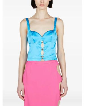 Marco Rambaldi Top Con Dettaglio Cut-Out - Blu