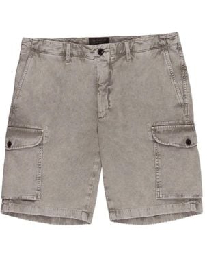 Slowear Button Cargo Shorts - Grey