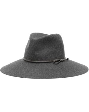 Peserico Bow Detail Hat - Grey