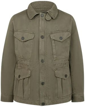 Belstaff Cotton Field Jacket - Green