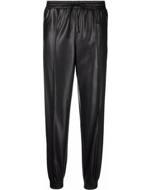 Philosophy Di Lorenzo Serafini Elasticated-Waist Tapered Trousers - Black