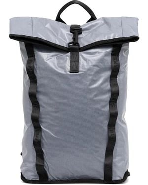 Rains Sibu Rolltop Buckled Backpack - Grey