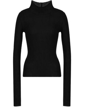 Giorgio Armani Pull Ample À Col Roulé - Noir