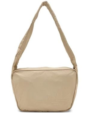 adidas Logo-Detail Shoulder Bag - White