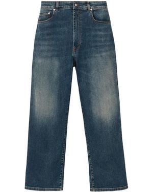 Fabiana Filippi Stretch-Cotton Straight-Leg Jeans - Blue
