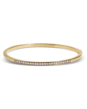 Monica Vinader Essential Diamond Bangle Bracelet - Natural