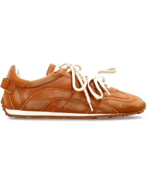DSquared² Dc-642 Paneled Leather Sneakers - Brown