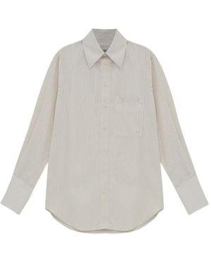 MISCI Camisa a rayas - Blanco