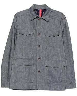 Manuel Ritz Twill Chore Jacket - Grey