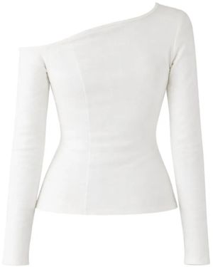 MARCELLA Top Sylvan Asimétrico - Blanco