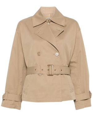 Pennyblack Pbbtalco Belted Double-Breasted Jacket - Blue