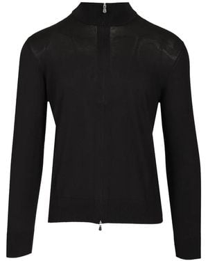 Tagliatore Vest Met Hoge Hals - Zwart