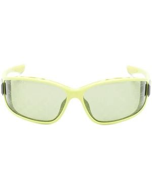 Gucci Ergonomische Sonnenbrille Mit Logo - Grün