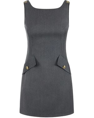 Elisabetta Franchi Mini Dress - Gray