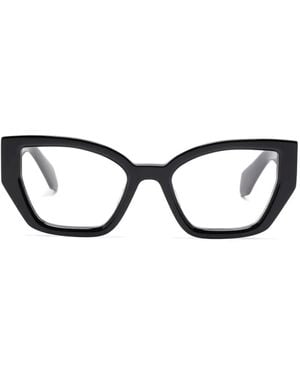 Off-White c/o Virgil Abloh Brille Mit Monogrammmuster - Schwarz