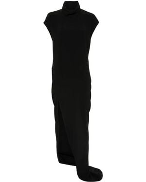 Rick Owens Edfu T Asymmetric Maxi Dress - Black