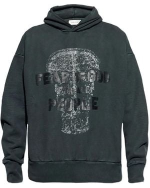 Fear Of God Hoodie mit grafischem Print - Grau