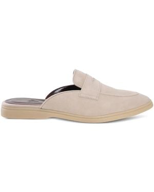 Bougeotte Suede Mules - White