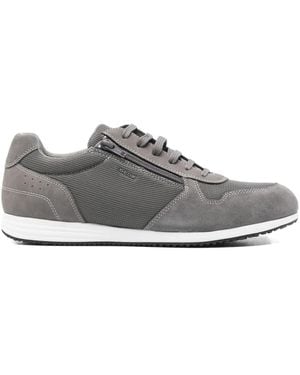 Geox Arthien Zip-Detail Sneakers - Gray