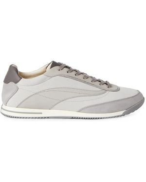 Brunello Cucinelli Panelled Trainers - White