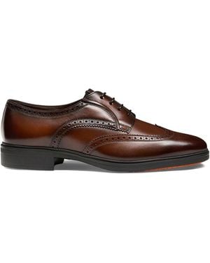 Santoni Easy Brogues - Brown