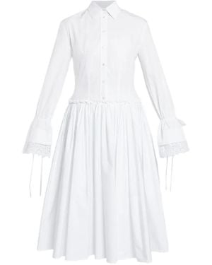 Erdem Cotton Midi Dress - White