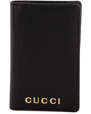 Gucci Leather Card Holder - Black