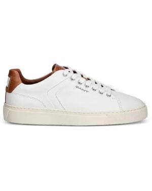 GANT Baskets Mcjulien En Cuir - White