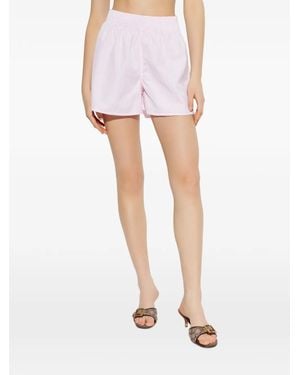 Paramidonna Striped Shorts - White