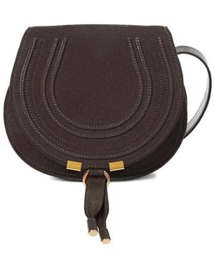 Chloé Marcie Leather Mini Bag - Brown