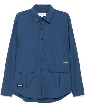 Chocoolate Logo-print Shirt - Blue