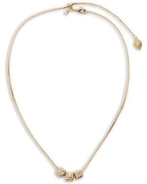 Kurt Geiger Eagle Crystal-Embellished Necklace - White