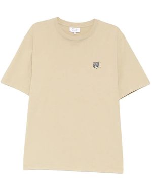 Maison Kitsuné Fox Head T-Shirt - Natural