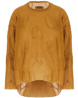 Uma Wang Raised-Pattern Jumper - Natural