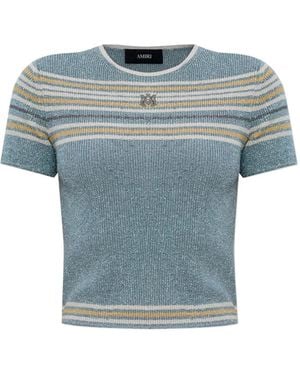 Amiri Top With Lurex Thread - Blue