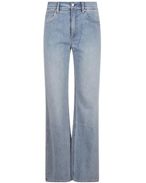 Alice + Olivia Vaqueros Anchos Con Efecto Lavado - Azul