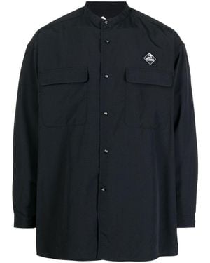 White Mountaineering Logo-Patch Shirt - Black