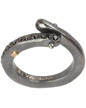 Rosa Maria Studded Ring - Metallic
