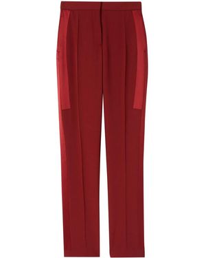 Burberry ハイウエストパンツ - レッド