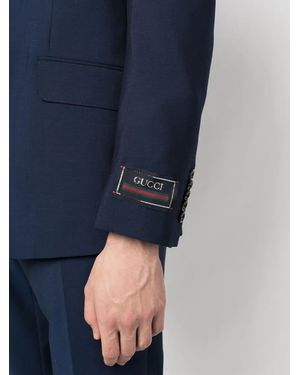 gucci-blue-Single-Breasted-