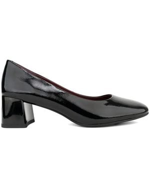 Linda Baumann Block Heel Court Shoes - Black