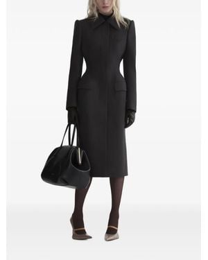 Mugler Cappotto Avvitato - Nero