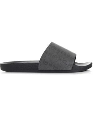 Just Cavalli Patterned Slides - White