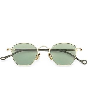 Eyepetizer Kloof Geometric-Frame Sunglasses - Green