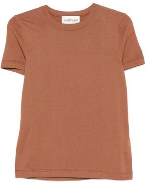 Bompard Straight Round-Neck T-Shirt - Brown