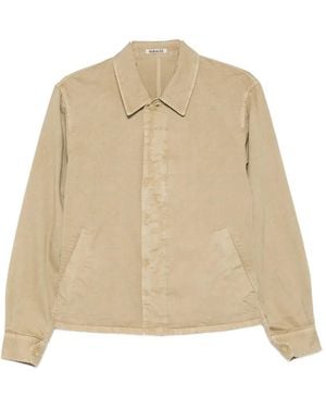 AURALEE Collared Jacket - Natural